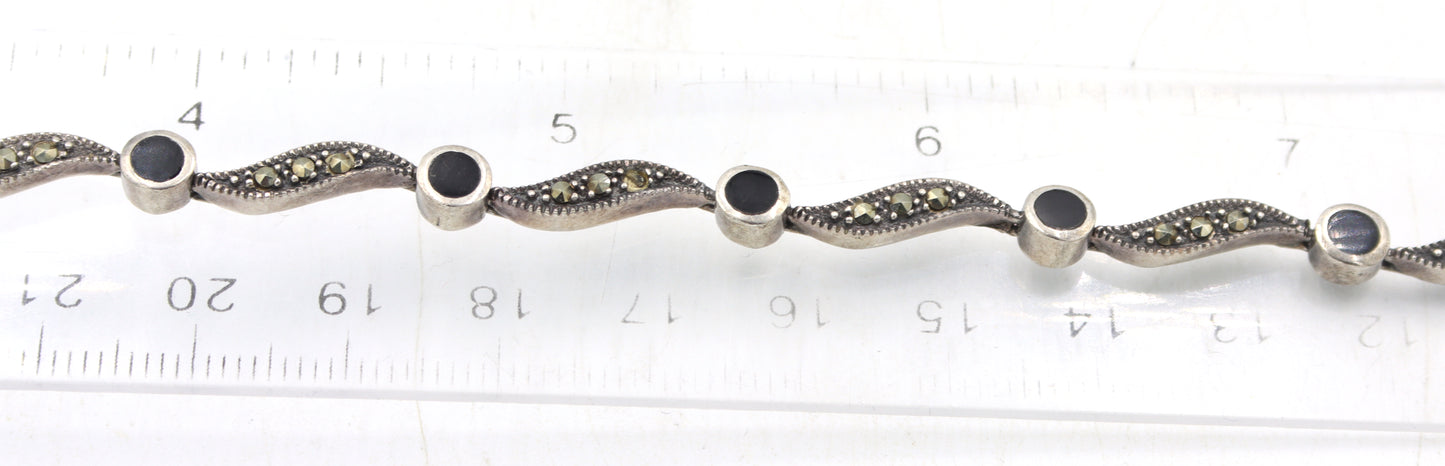 Group lot of 5 Vintage 925 sterling silver bracelets