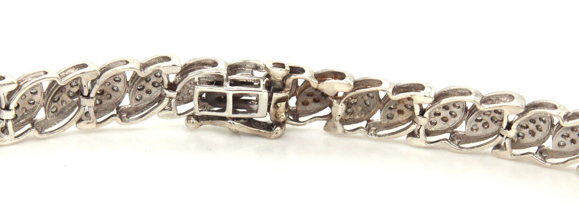 925 Sterling silver diamond bracelet