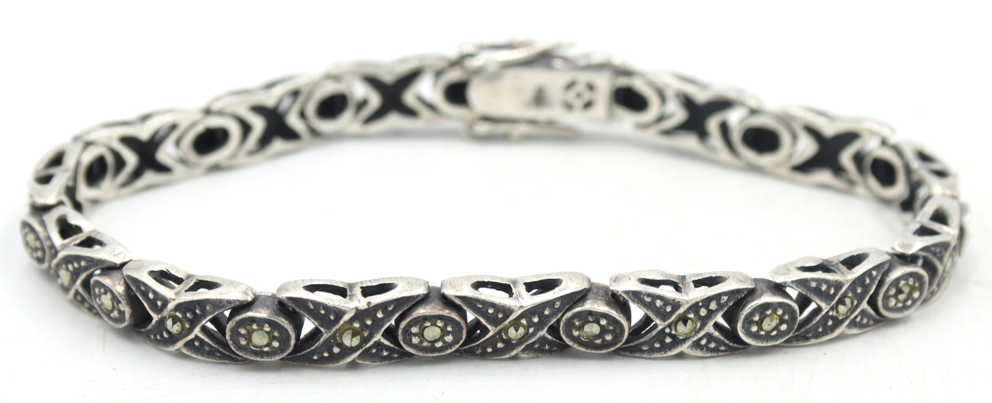 Group lot of 3 Vintage 925 sterling silver bracelets