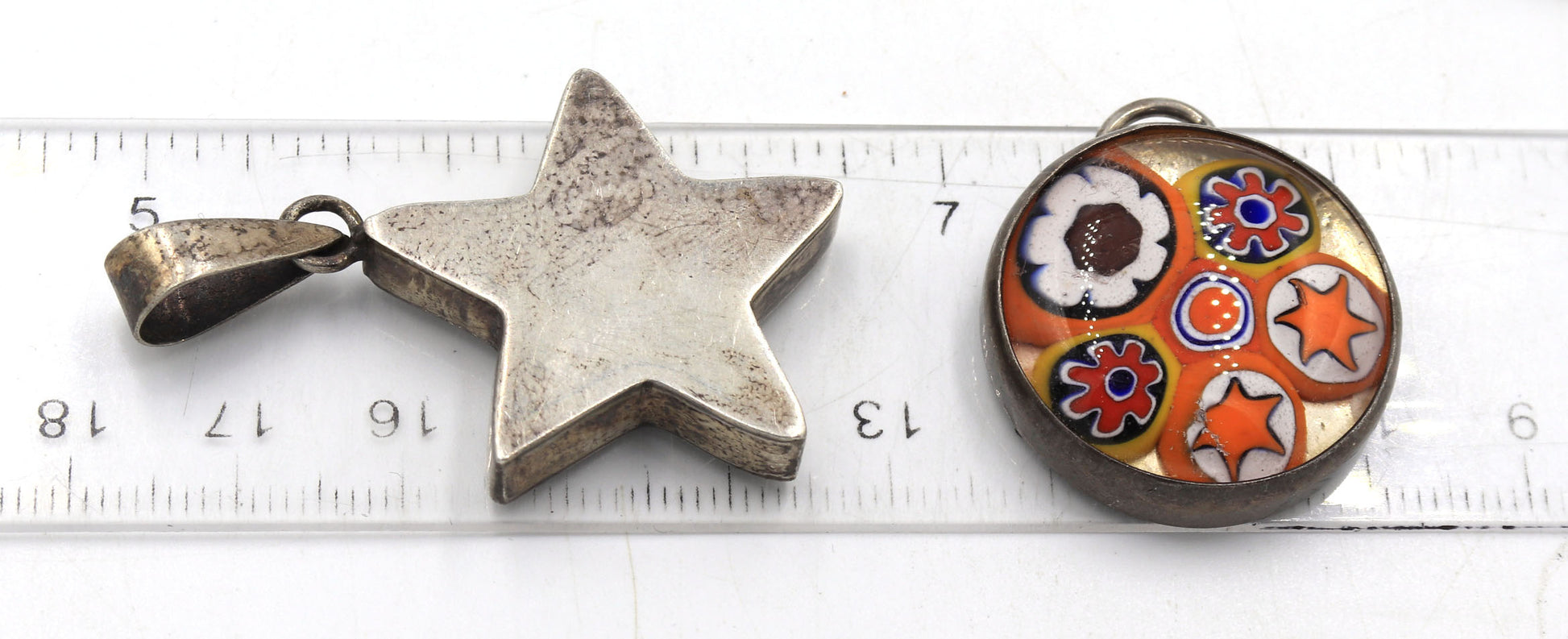 Group lot of Vintage 925 sterling silver pendants