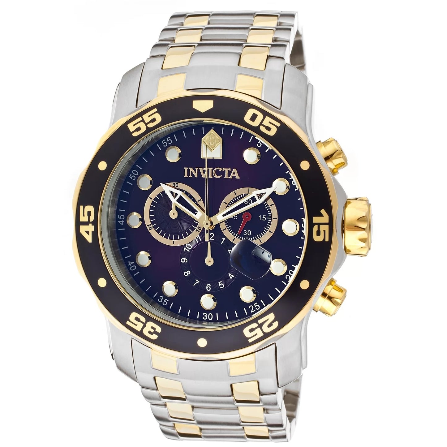 Invicta Men's  Pro Diver Quartz Chronograph Blue Dial Watch
