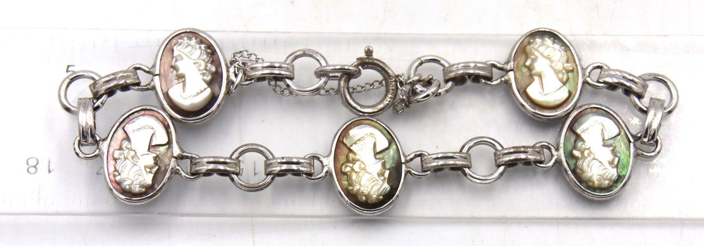 Group lot of Vintage 925 sterling silver bracelets