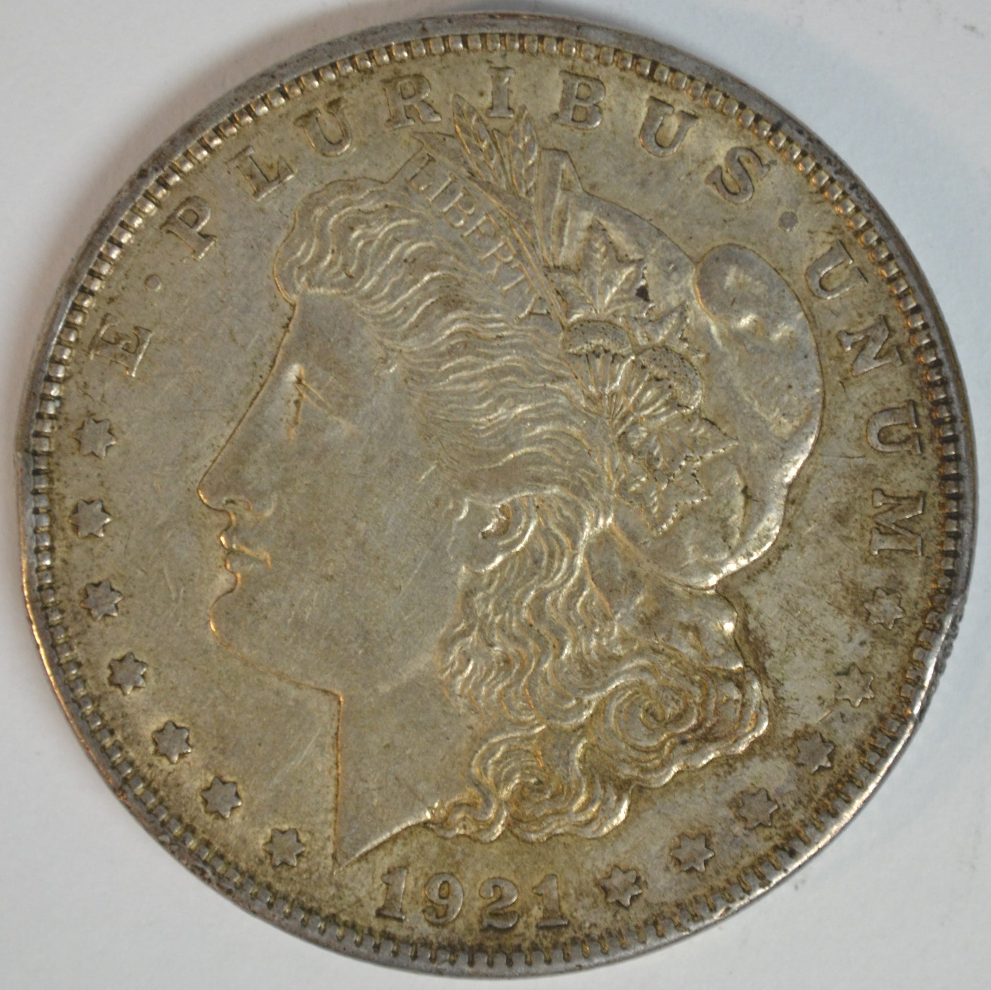 1921 Morgan Silver Dollar Philadelphia Mint Better Circulated Example