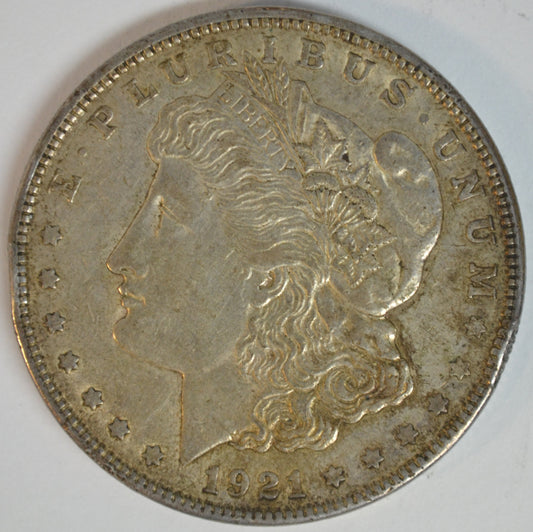 1921 Morgan Silver Dollar Philadelphia Mint Better Circulated Example