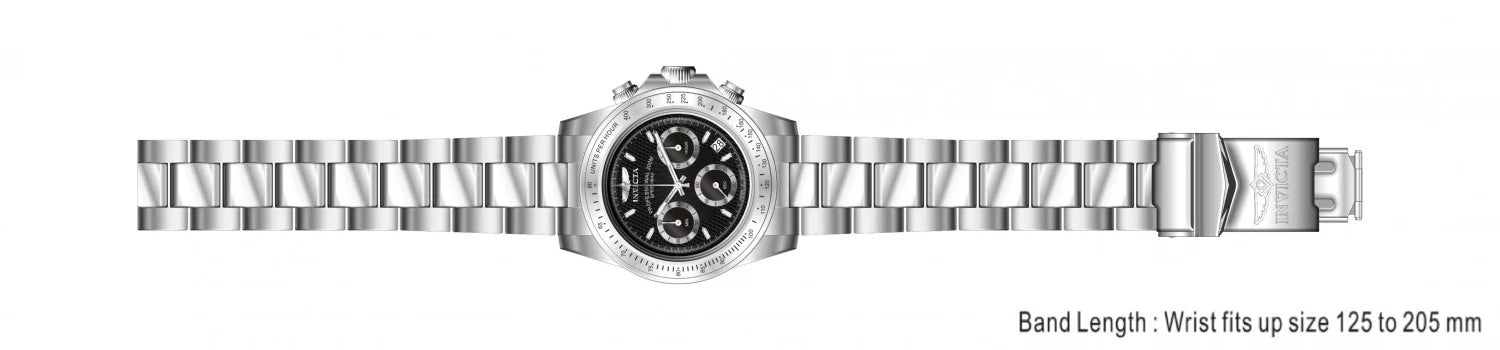 Invicta Men's Speedway Quartz Chronograph Black Dial Watch