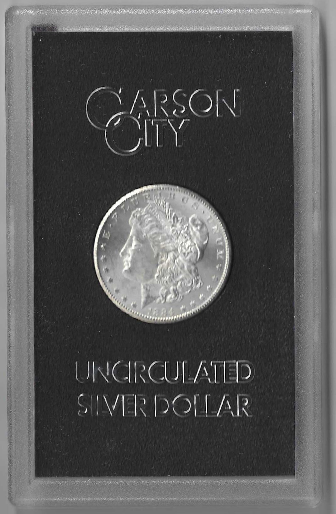 1884-CC Morgan Silver Dollar GSA Carson City Uncirculated