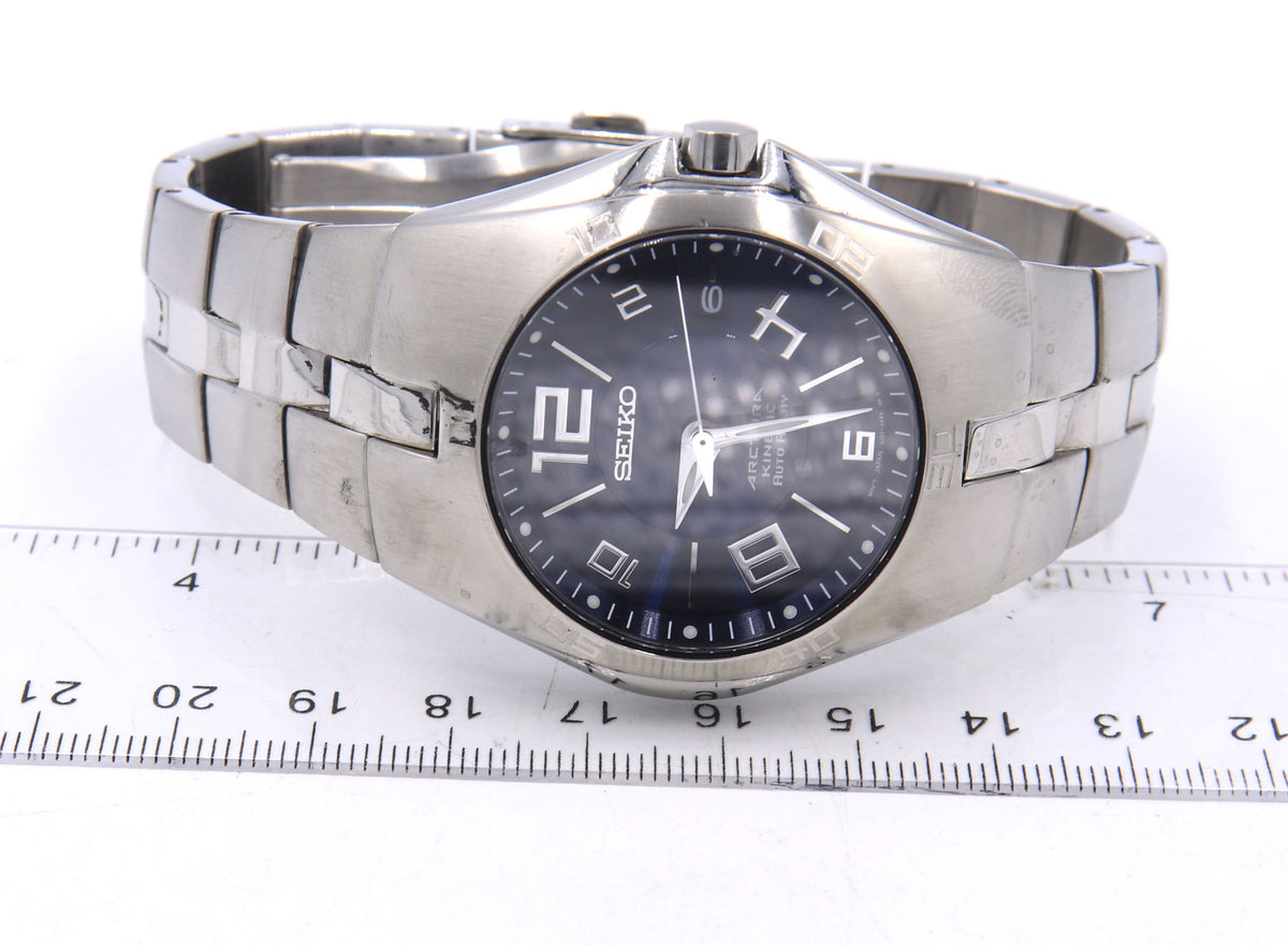Seiko Arctura Kinetic Blue Dial 40mm Watch