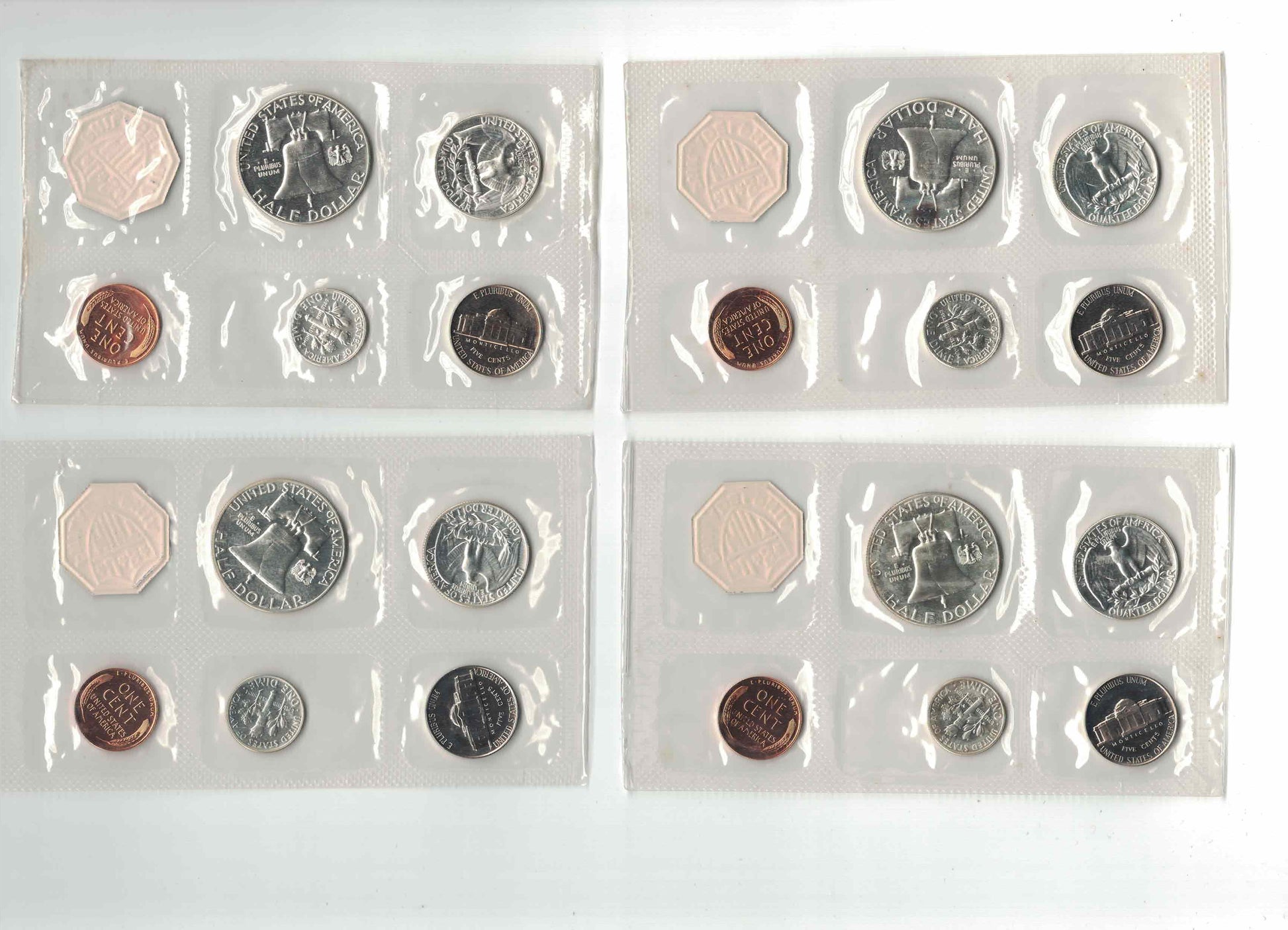 1956 Set of 4 Proof set in original envelope