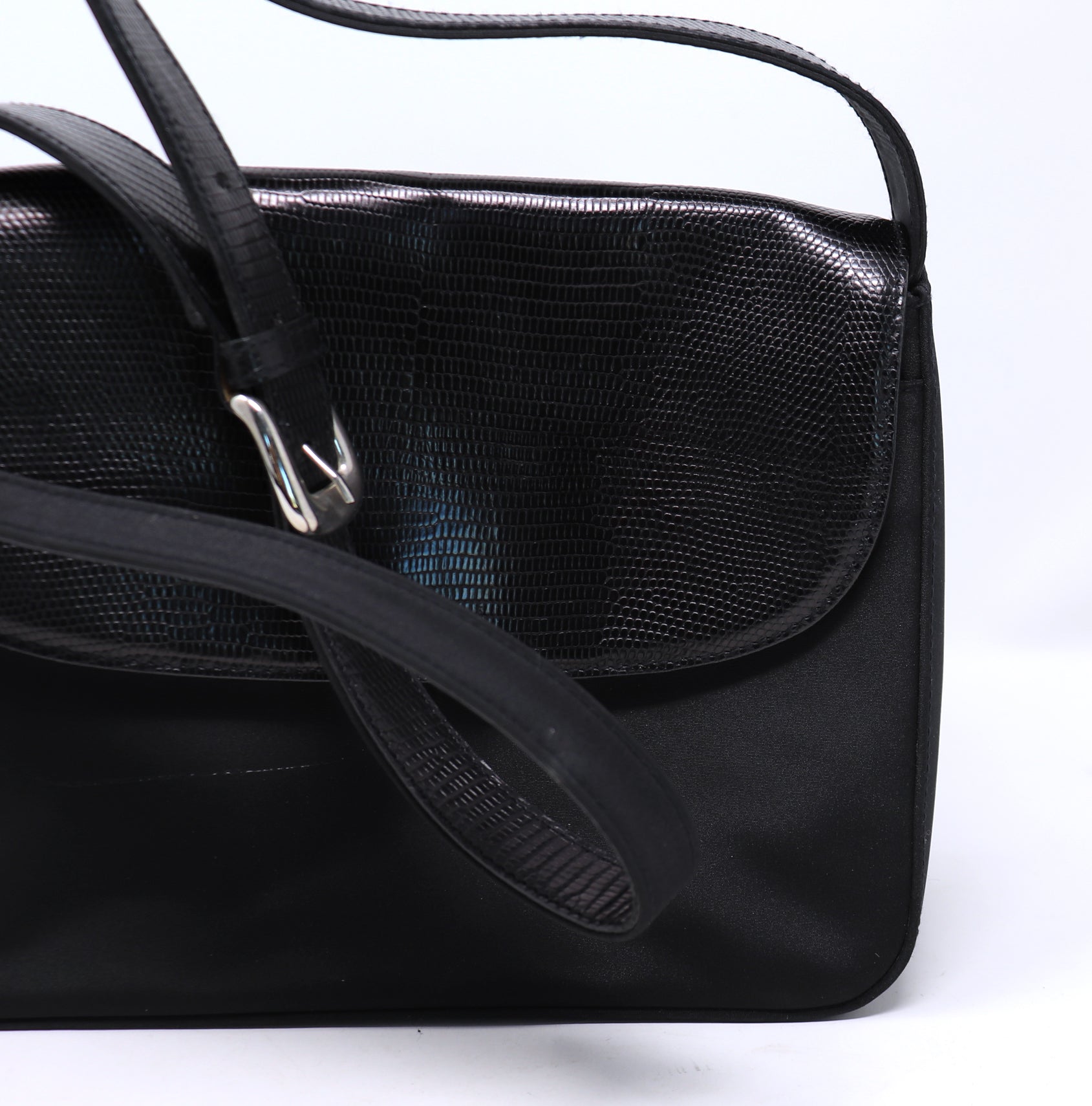 Preowned Talbots Black Fabric purse