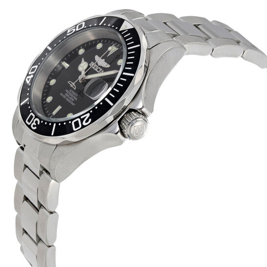 Invicta Pro Diver Automatic Black Dial Stainless Steel Men's Watch