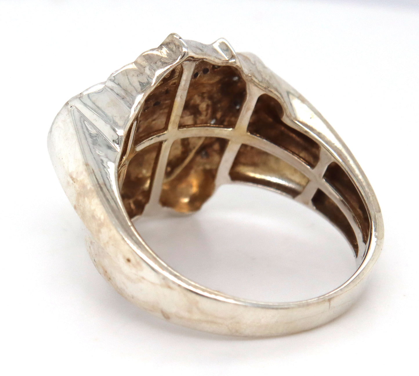 925 Sterling silver Medusa ring
