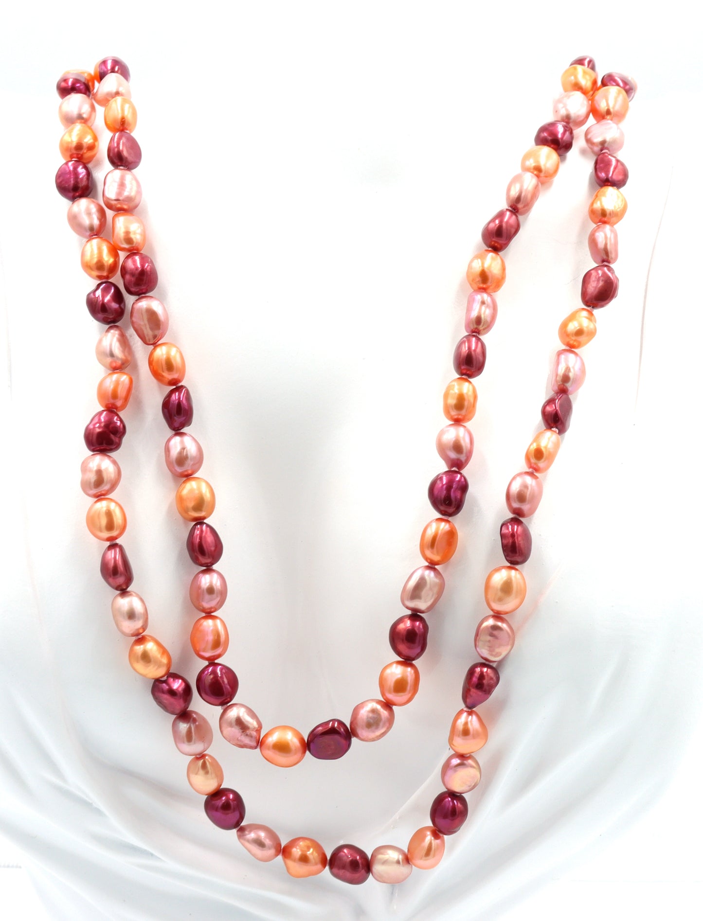 Honor pearl necklace with 925 sterling silver clasp