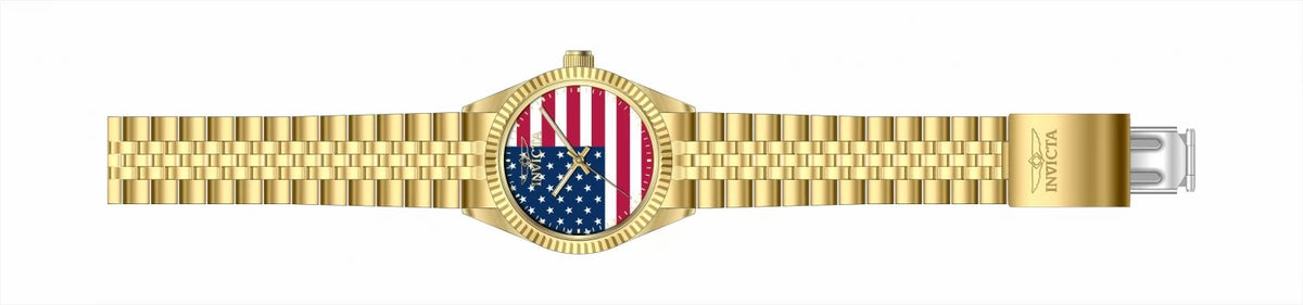 Invicta Men's Specialty Quartz PC21S Red, White, Blue Dial Watch