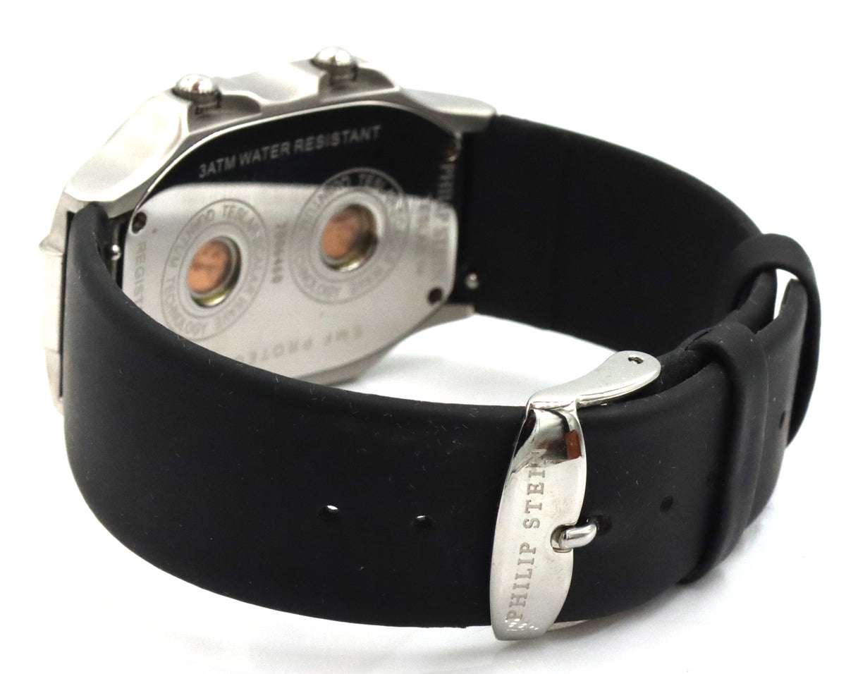 PhillipStein Teslar dual time Analog 32mm watch