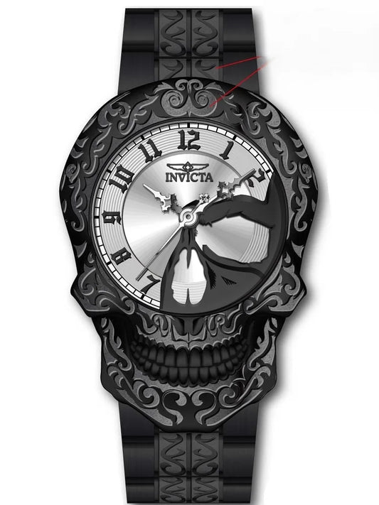 Invicta Men's Artist Automatic 3 Hand Grey, Black Dial Watch