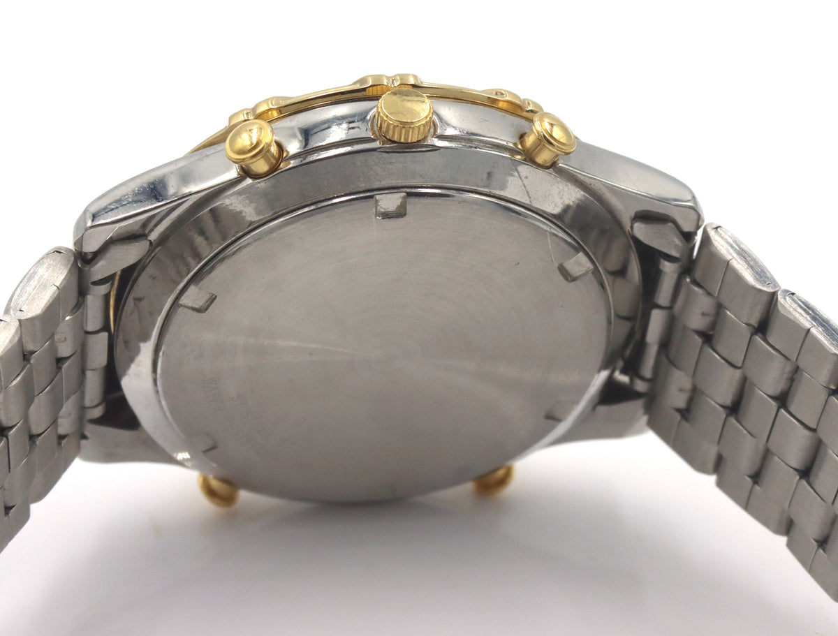 Vintage Seiko chronograph word timer watch