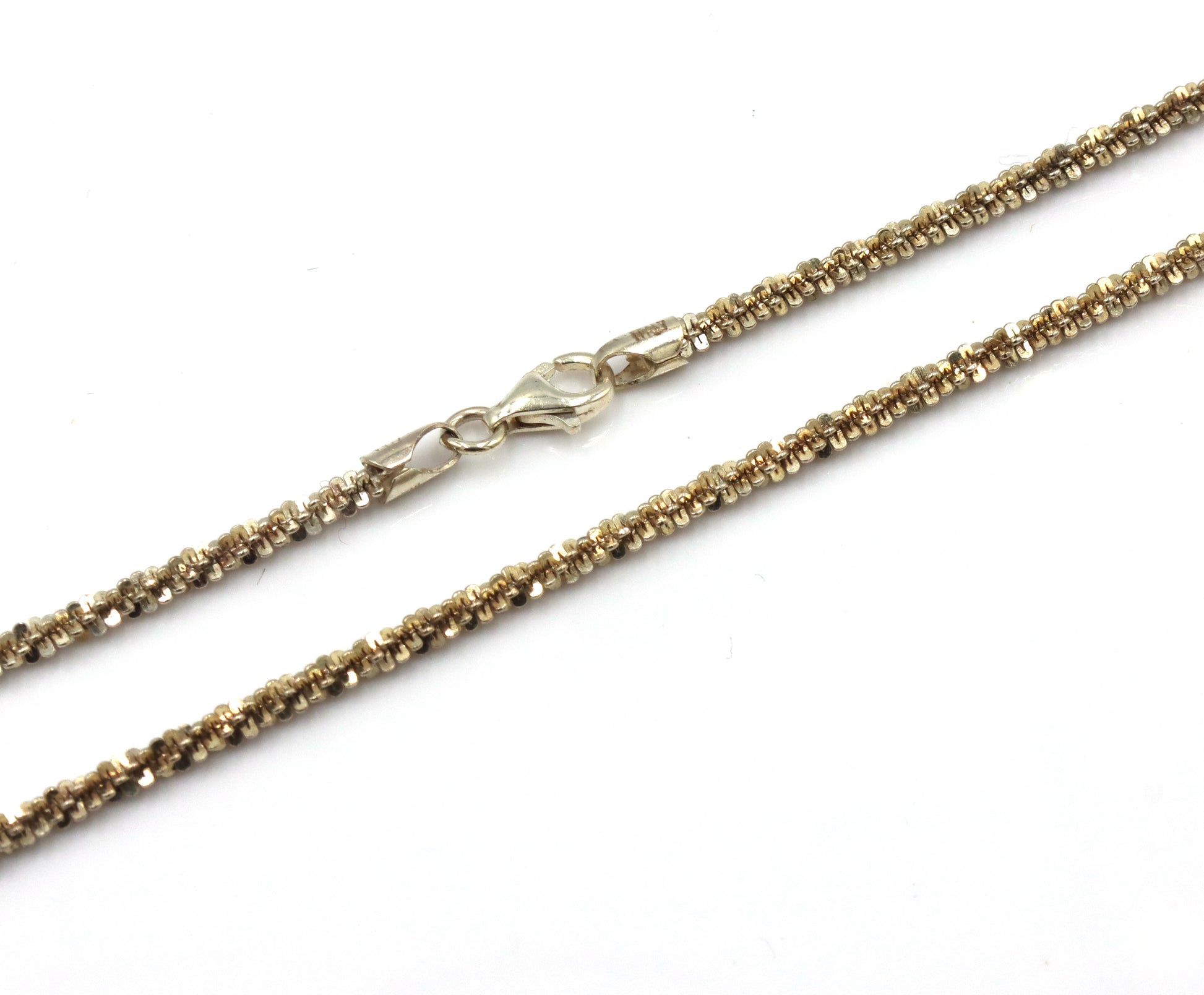 Group lot of 3 vintage 925 sterling silver chains