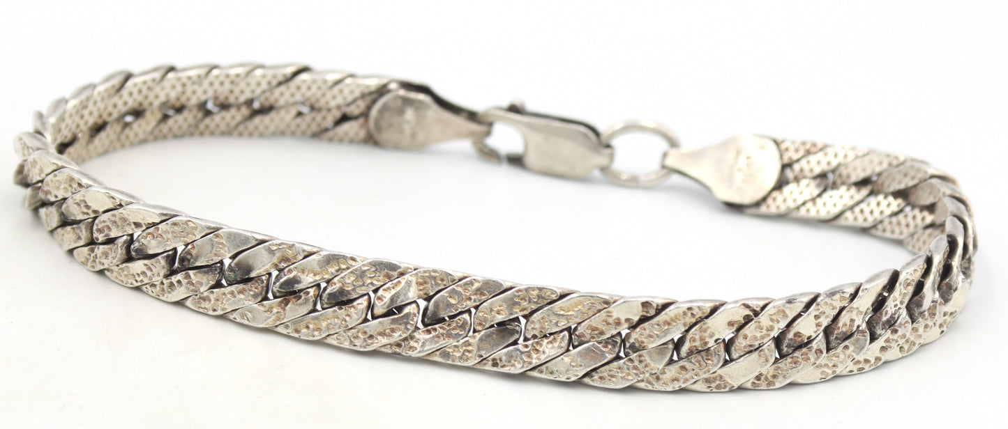 Group lot of 3 Vintage 925 sterling silver bracelets