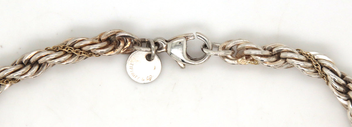 Tiffany & Co twisted rope chain bracelet