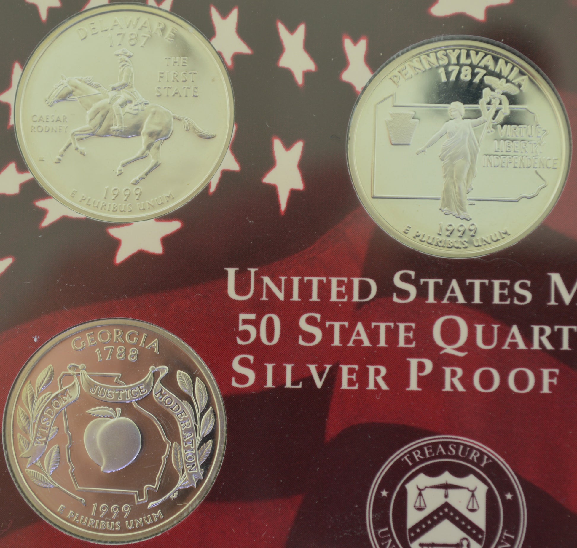 1999 9-Piece Silver US Proof Set