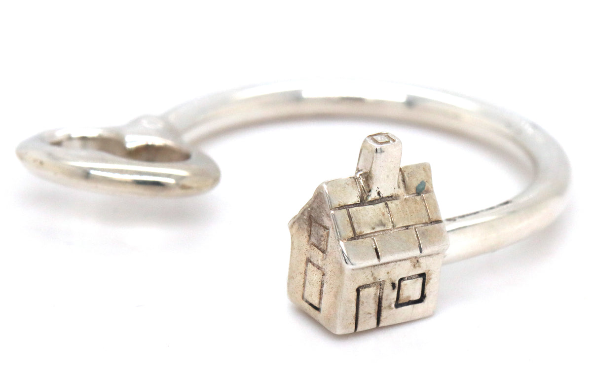 Tiffany & Co key keyring in 925 sterling silver