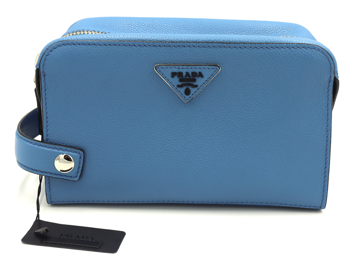 Prada Leather Wristless Bag