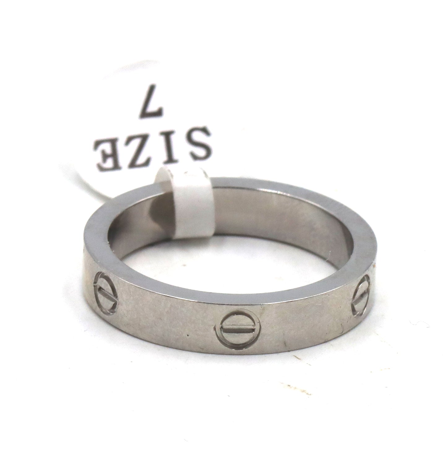 Stainless steel love band
