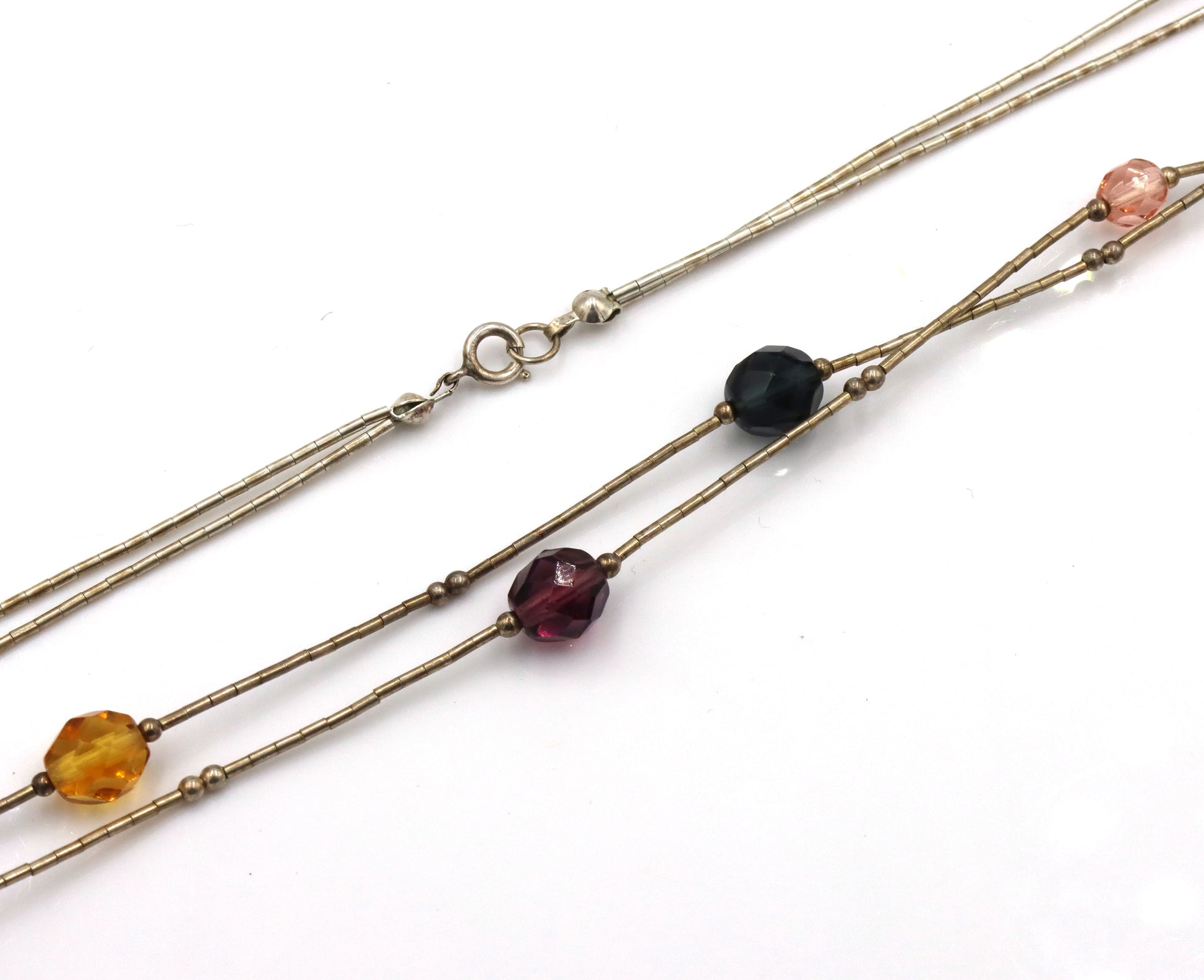 Group lot of 5 Vintage 925 sterling silver necklaces