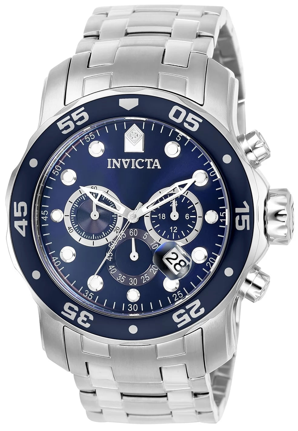 Invicta Men's Pro Diver Quartz Chronograph Blue Dial Watch