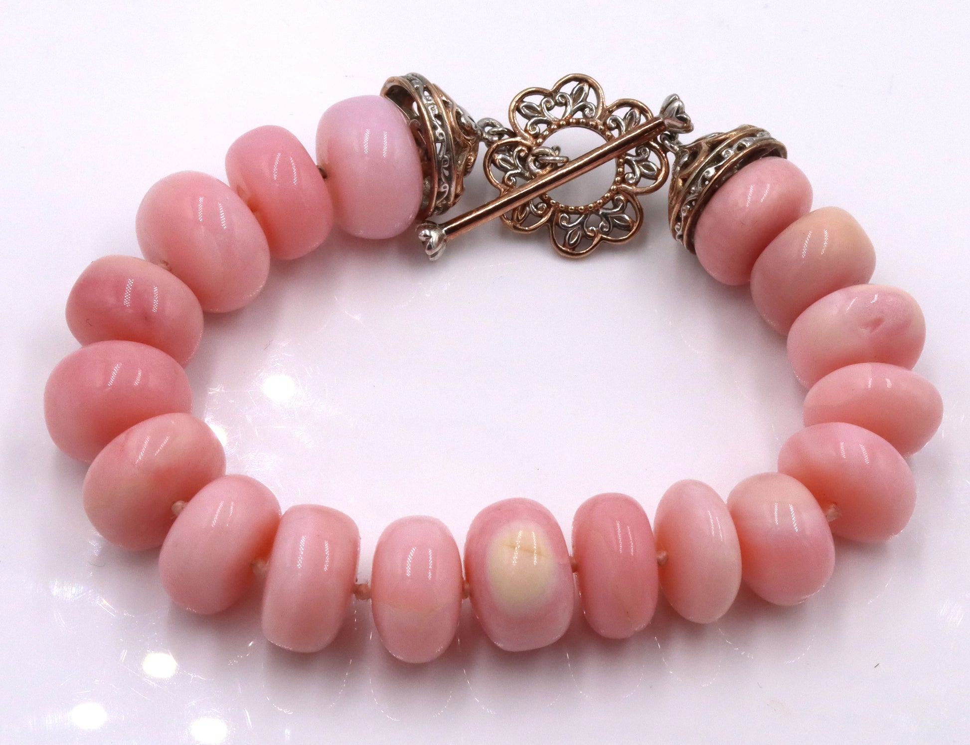 925 Sterling Silver Peruvian Puink Toumaline Set