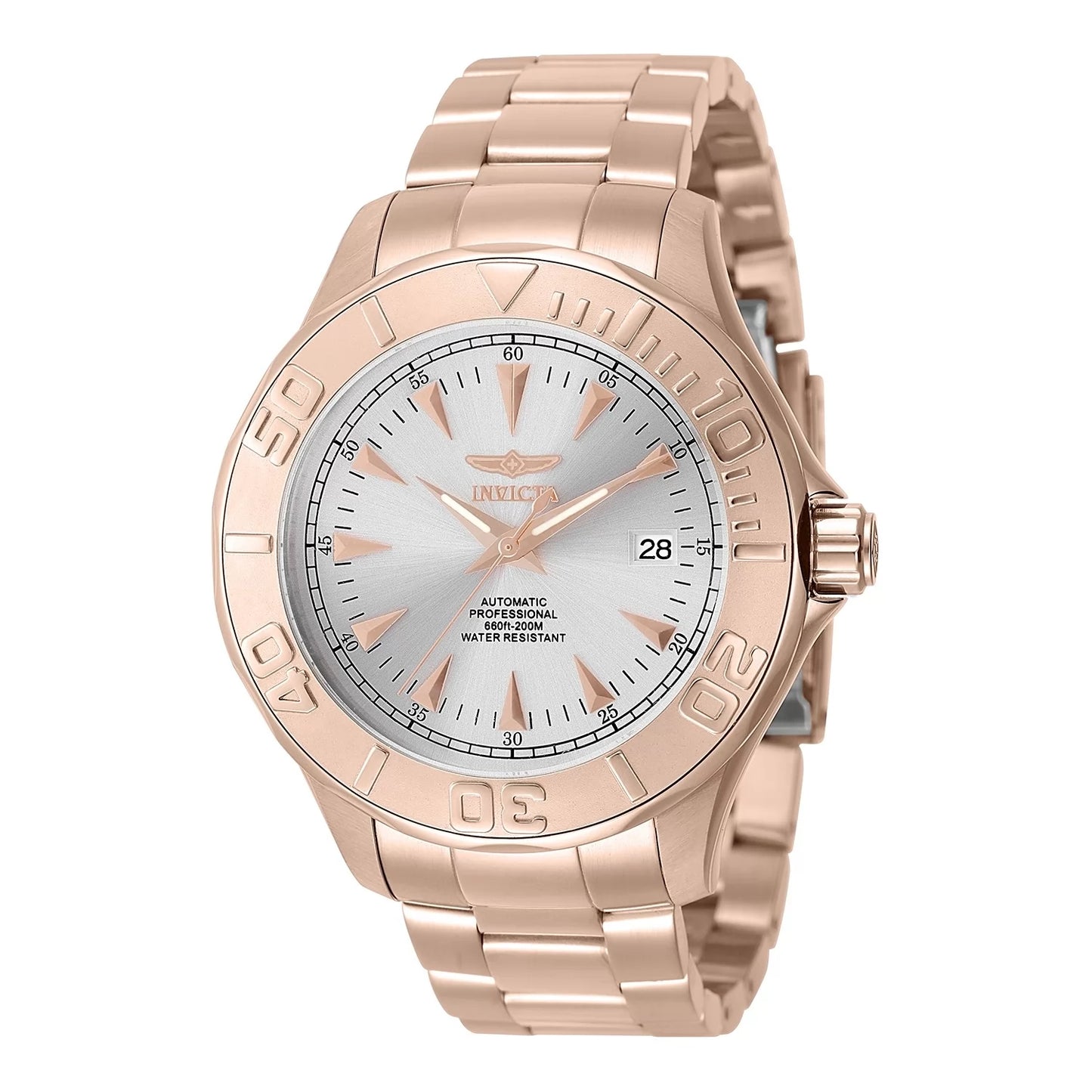 Invicta Men's Signature Automatic 3 Hand Silver Dial Watch