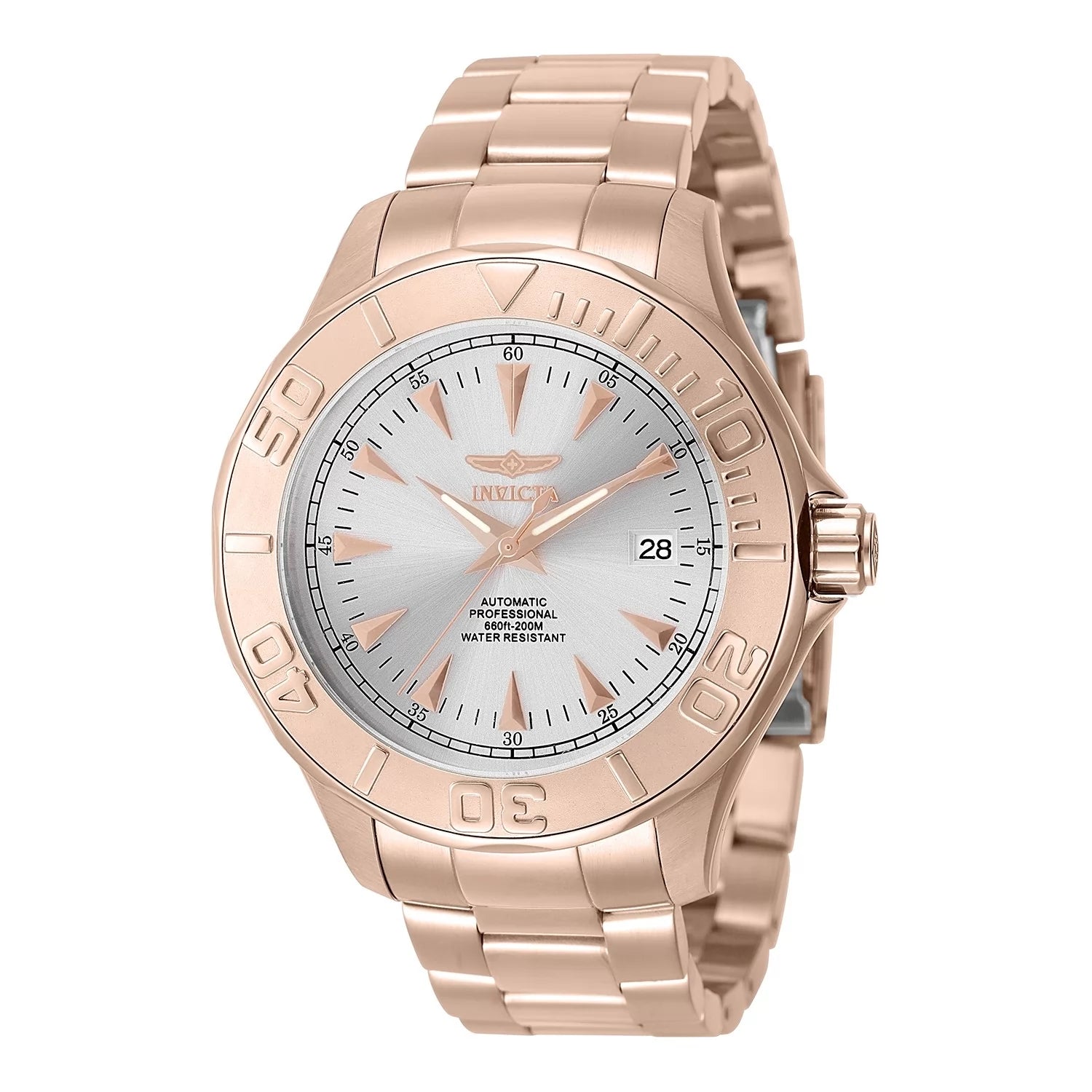 Invicta Men's Signature Automatic 3 Hand Silver Dial Watch