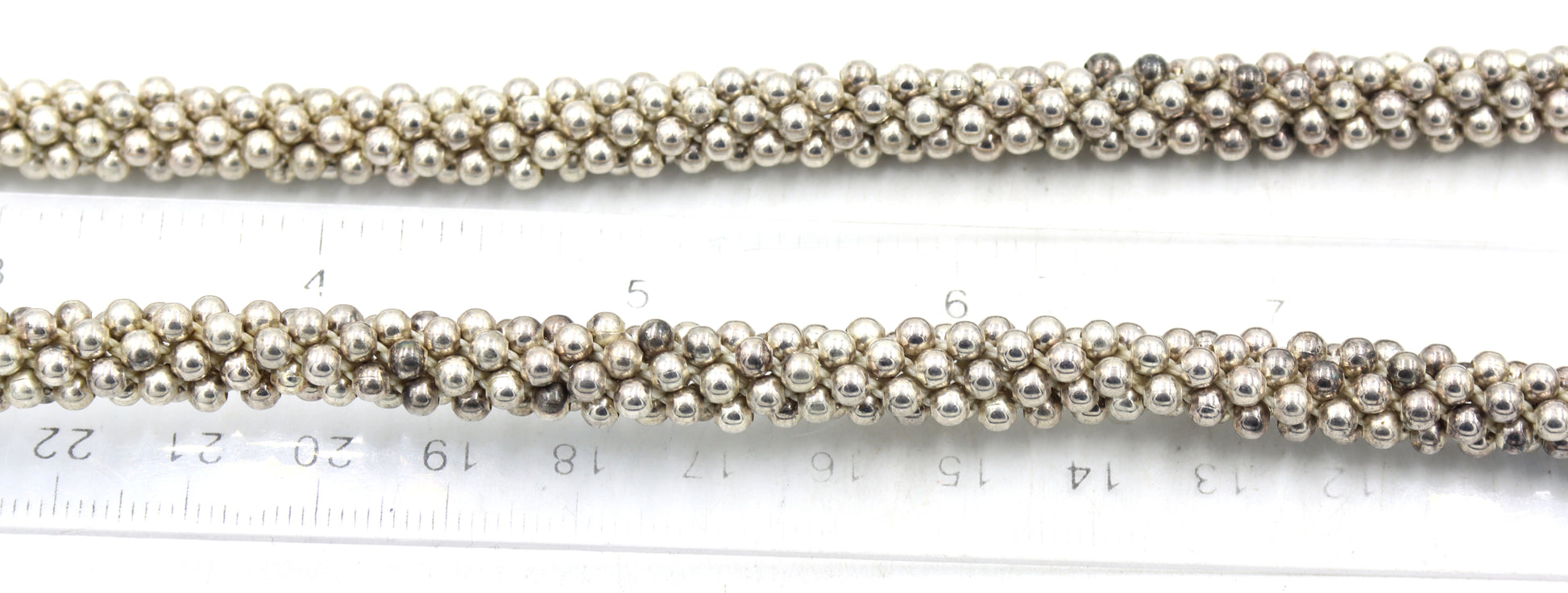 Set of Vintage 925 sterling silver necklace and matching bracelet