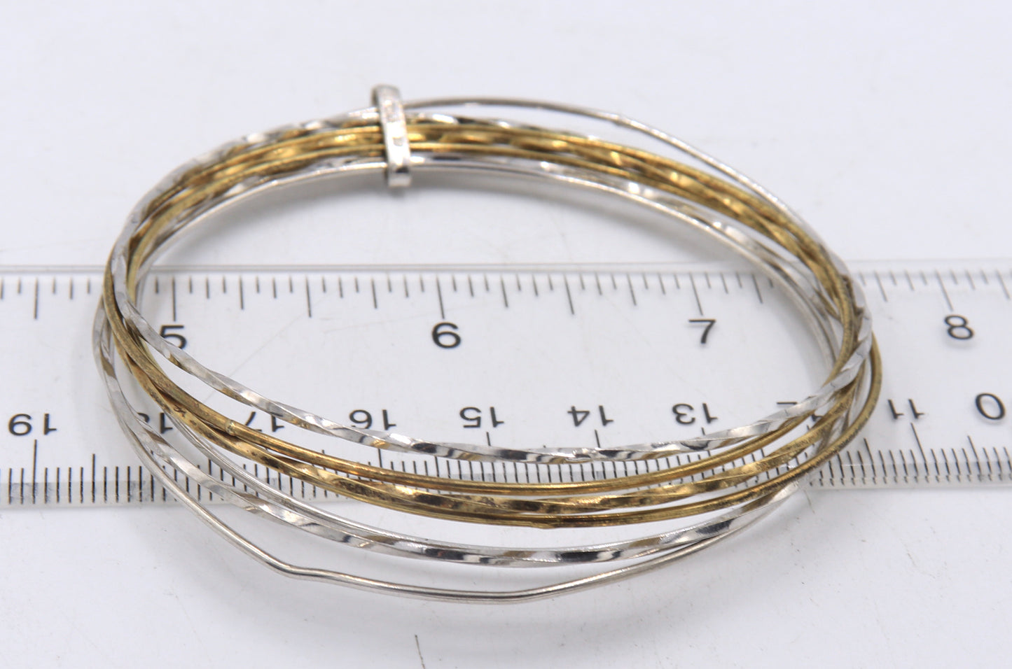 Group Lot of Vintage 925 Sterling Silver Bangles