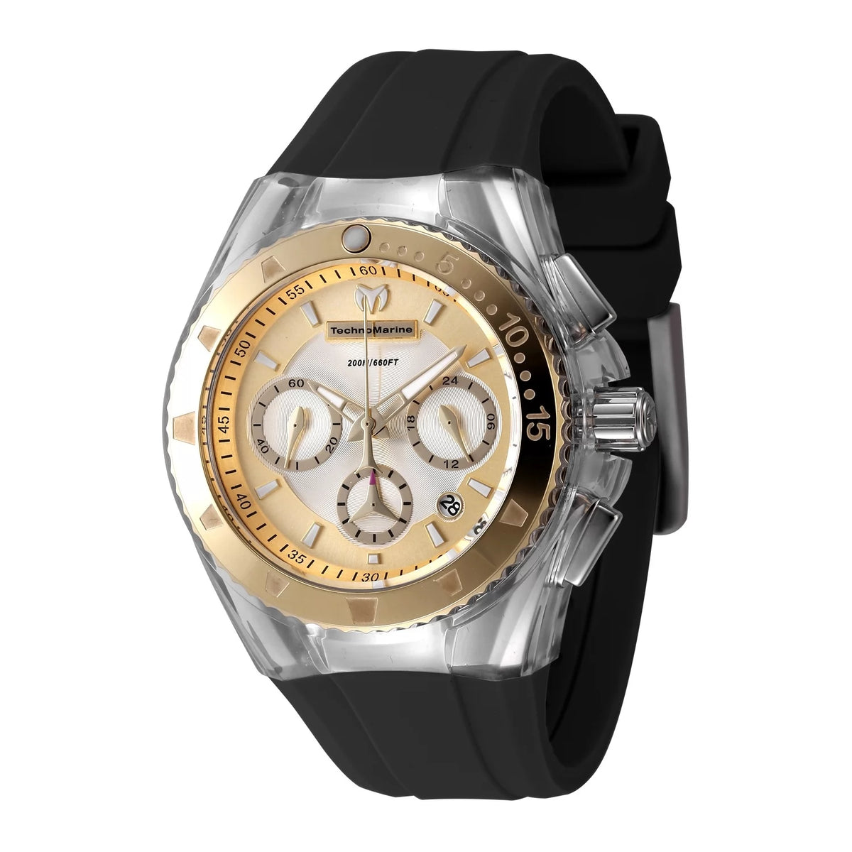 Technomarine Women's Cruise Quartz Chronograph Gold Dial Watch