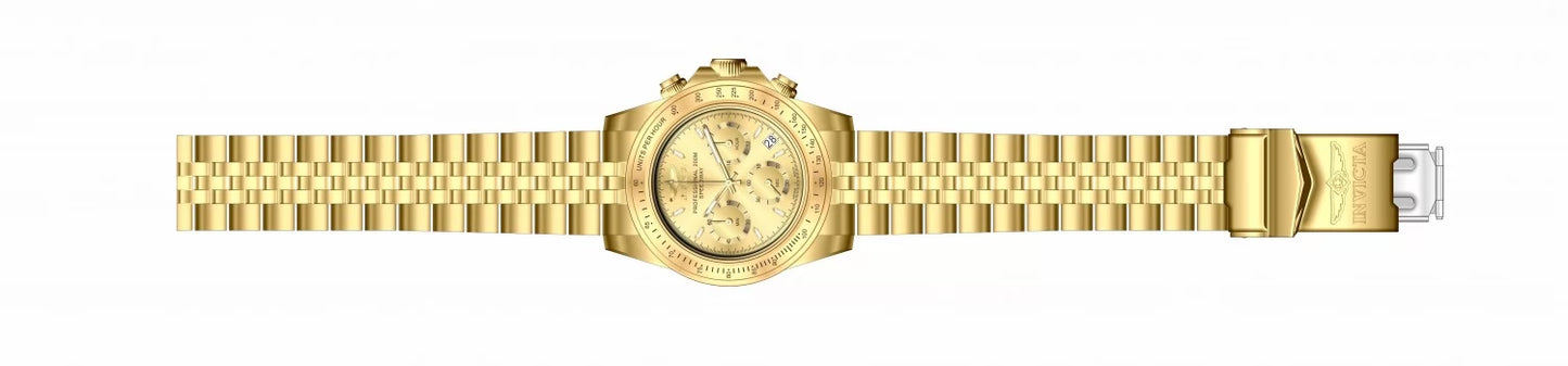 Invicta Men's Speedway Quartz Chronograph Gold Dial Watch