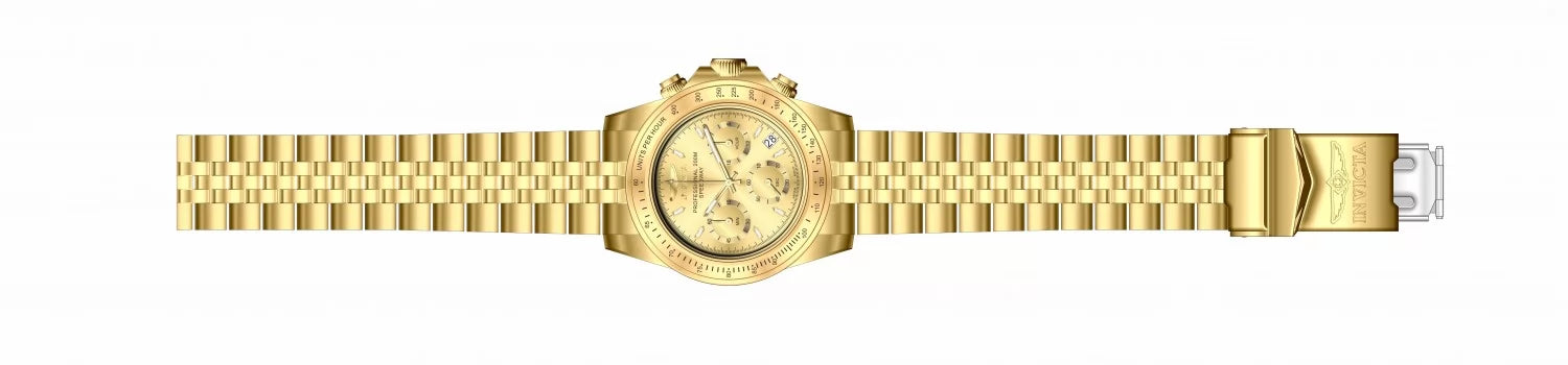 Invicta Men's Speedway Quartz Chronograph Gold Dial Watch