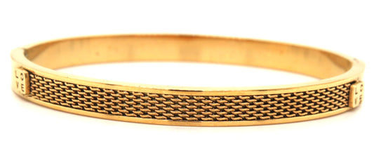 Gold plated bangle bracelet