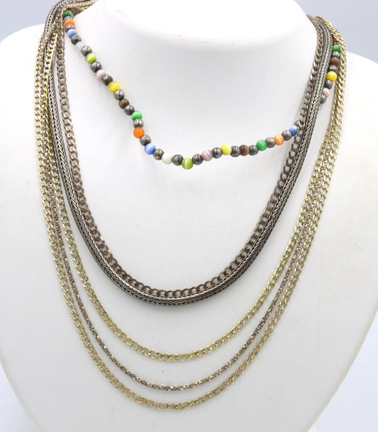 Group lot of 6 Vintage 925 sterling silver necklaces