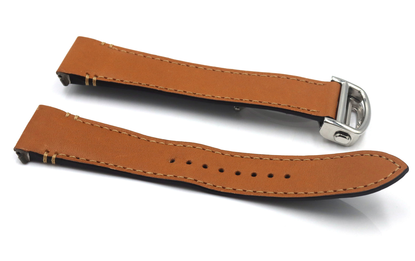 Cartier Santos date stainless steel watch