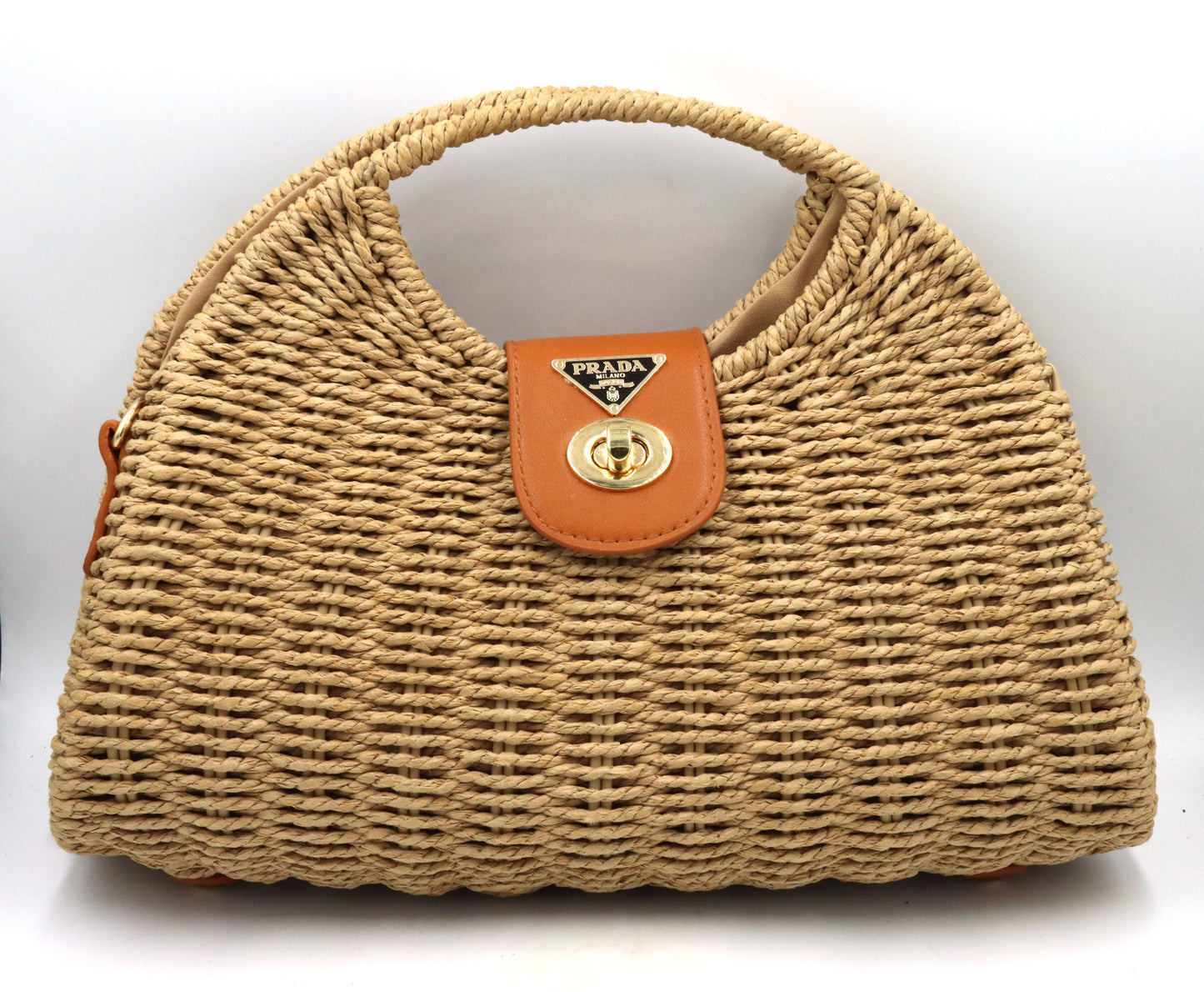 Natural summer beach tote bag