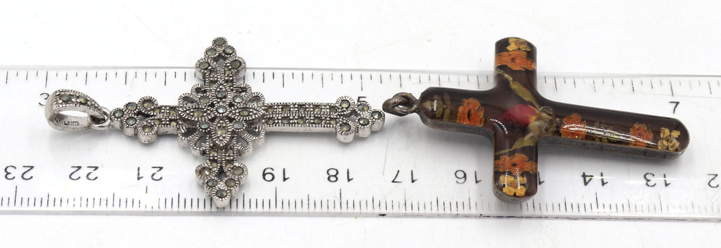 Group lot of Vintage 925 sterling silver misc jewelry