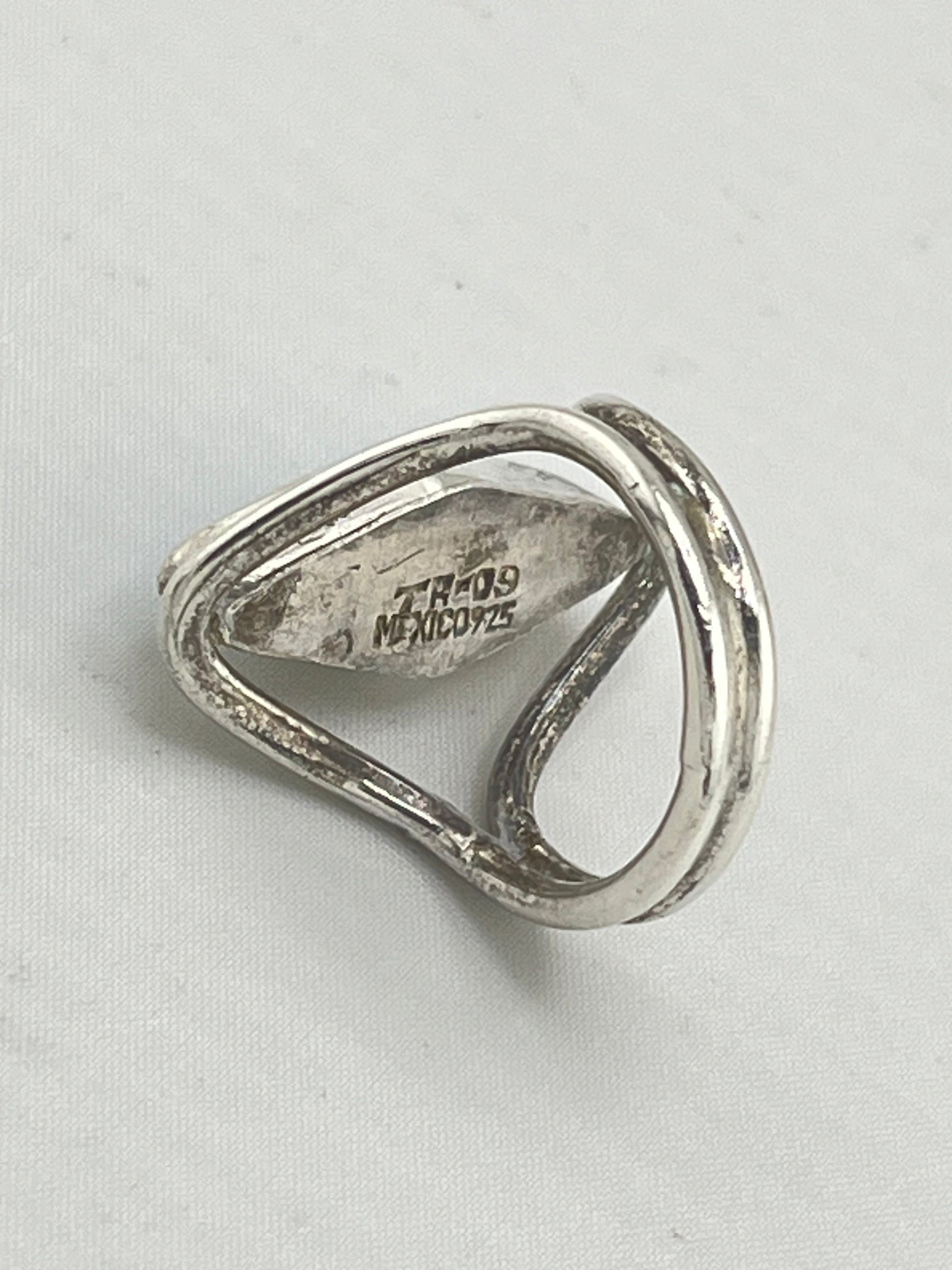 925 Sterling Silver Vintage Southwestern Turquoise Ring