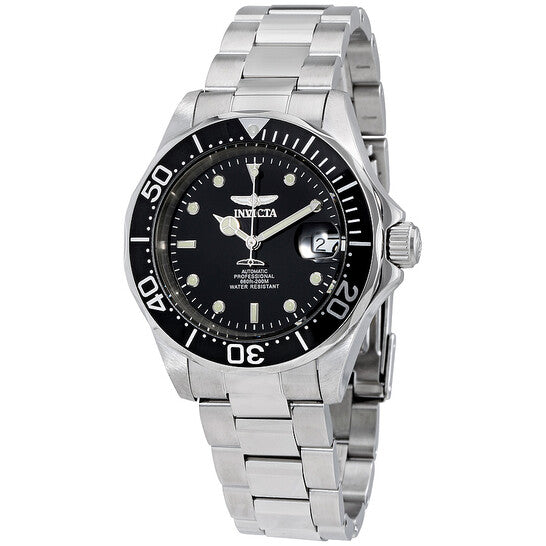 Invicta Pro Diver Automatic Black Dial Stainless Steel Men's Watch