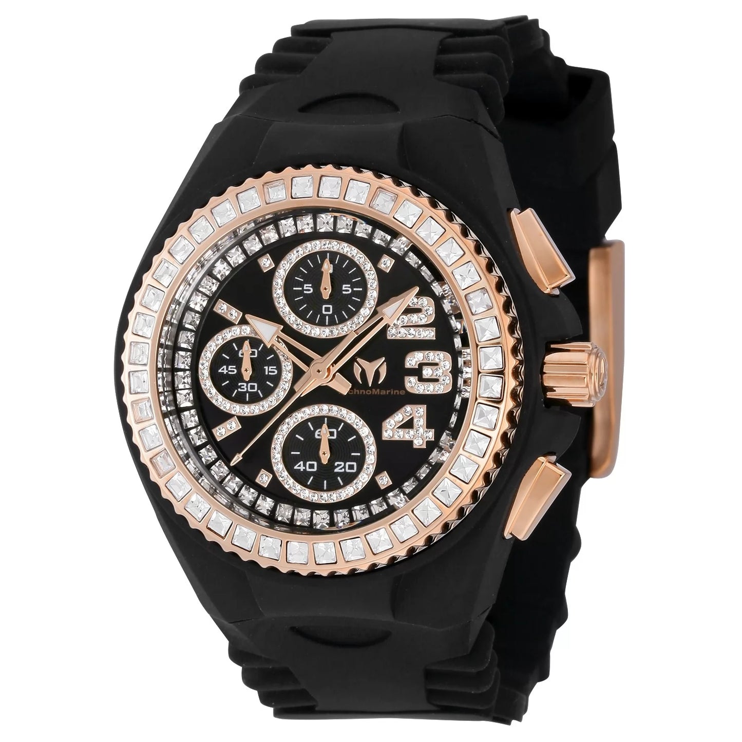 Technomarine Men's Cruise Quartz Chronograph Black Dial Watch