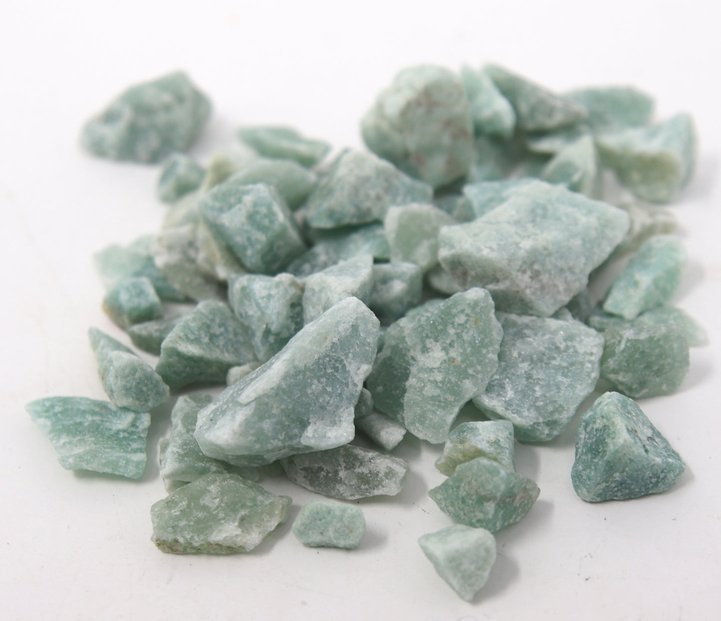 Bag of Green Quartz Gemstones