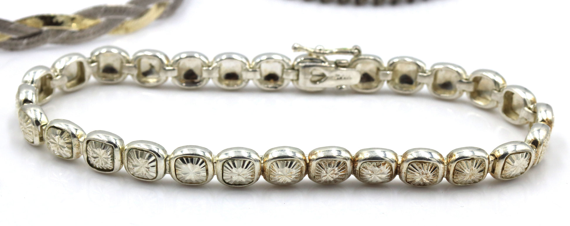 Vintage 925 sterling silver group lot of 8 bracelets