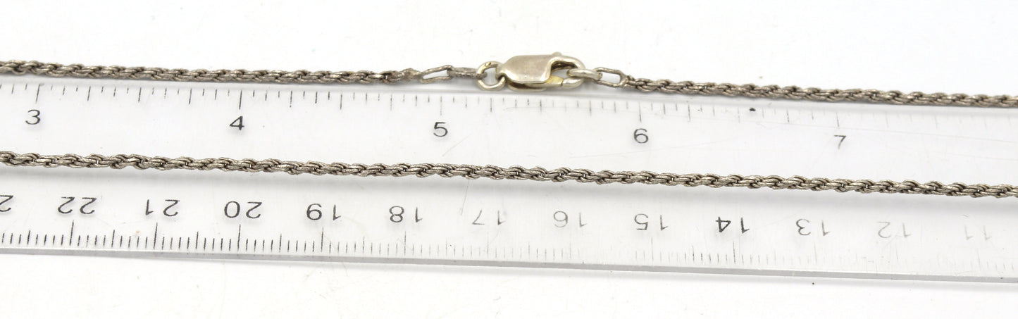 Group of 6 vintage 925 sterling silver necklaces