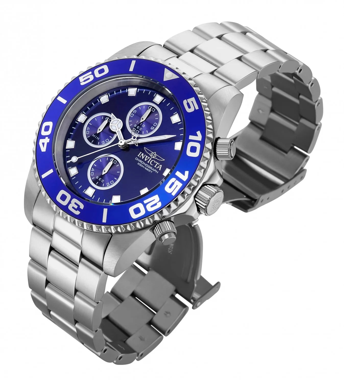 Invicta Men's Pro Diver  Quartz Multifunction Blue Dial Watch