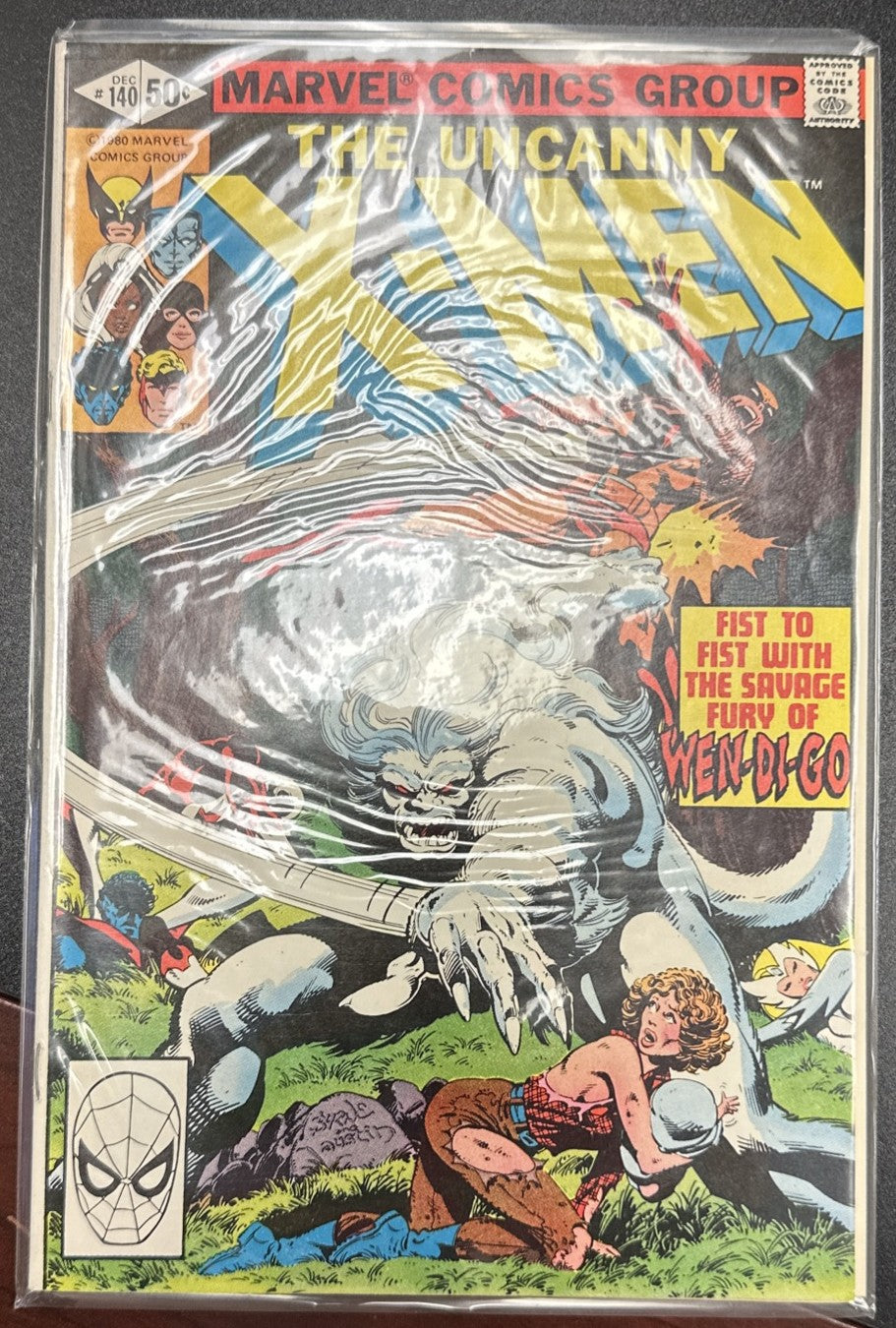 Vintage Bronze Age Comic Book Lot of 4 Marvel & DC Comics X-Men #140 New Teen Titans #4
